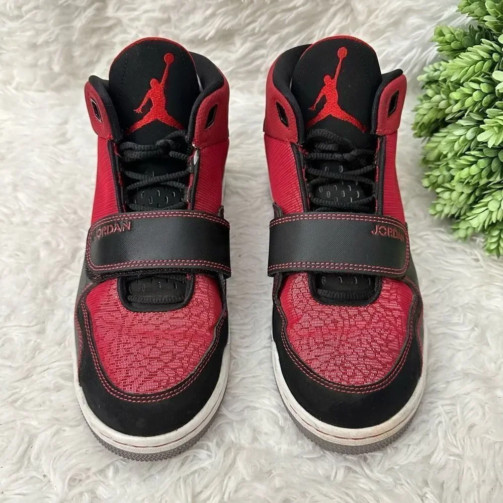 NIKE AIR JORDAN FLIGHT CLUB 90s Gym RED Black  2013 Sneakers  MEN‎ Sz  US 7.5